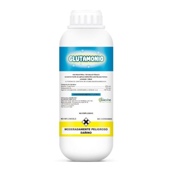 GLUTAMONIO – DESINFECTANTE – 1 LITRO
