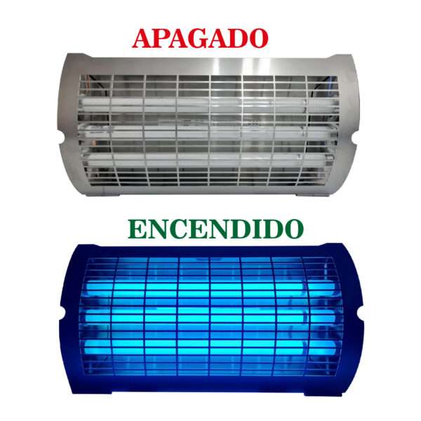PELSIS - MODELO ISS45 - TRAMPA DE LUZ UV X 03 FLOURESCENTES - Imagen 2