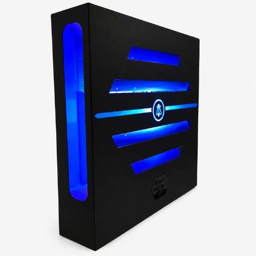 BLUEFLY® HEXA LED 25 – NEGRO | TRAMPA DE LUZ UV | CONTROL DE PLAGAS - Imagen 3